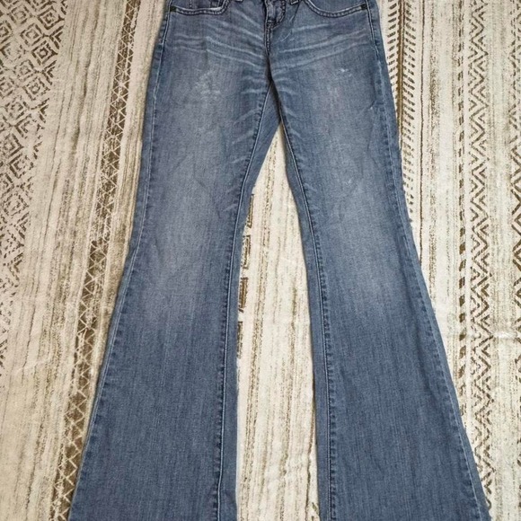 Y2K Lightly Distressed The Limited Drew low rise bootcut jeans Size 0 - Picture 1 of 7